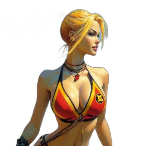 dress, staff, comic book art, concept art transparent PNG cut-out