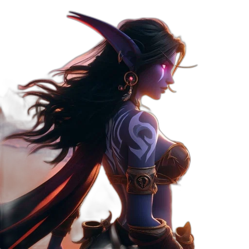 fantasy art, concept art, comic book art, pixel art transparent PNG cut-out