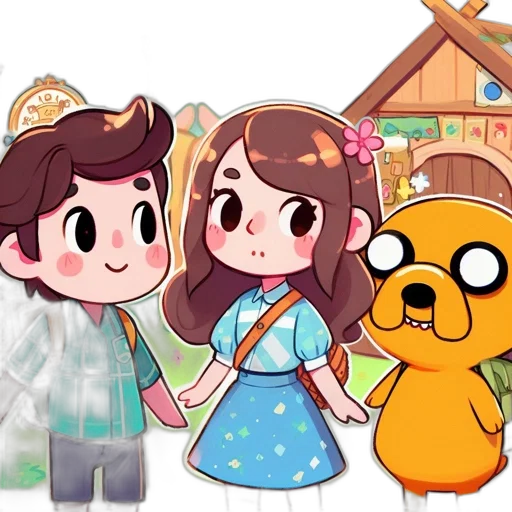 cartoon, concept art, anime, pixel art transparent PNG cut-out