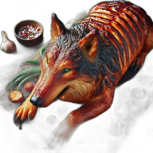 creature, animal, food, dragon transparent PNG cut-out