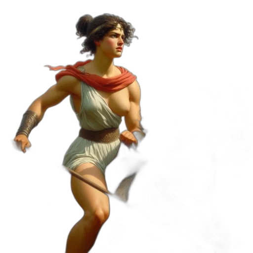 dress, sword, staff, concept art transparent PNG cut-out