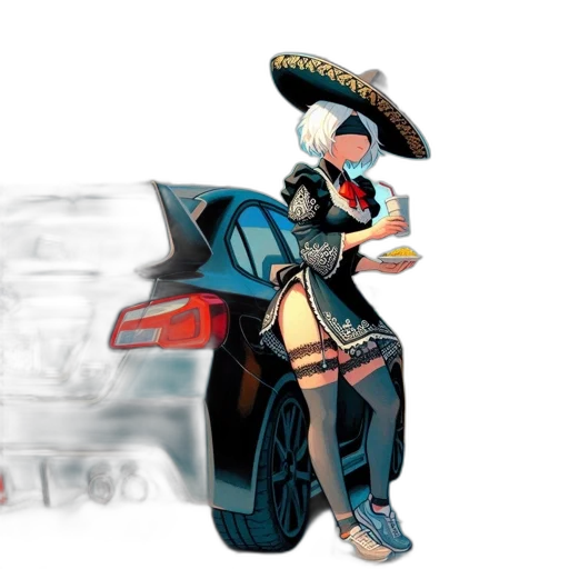 car, weapon, hat, robot transparent PNG cut-out