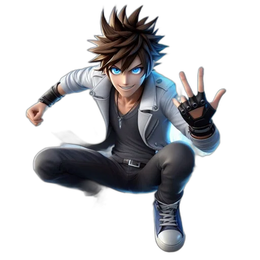 jacket, weapon, concept art, 3d render transparent PNG cut-out