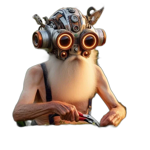 mask, robot, creature, animal transparent PNG cut-out