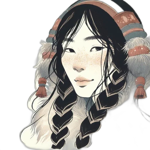 hat, mask, face, hair transparent PNG cut-out