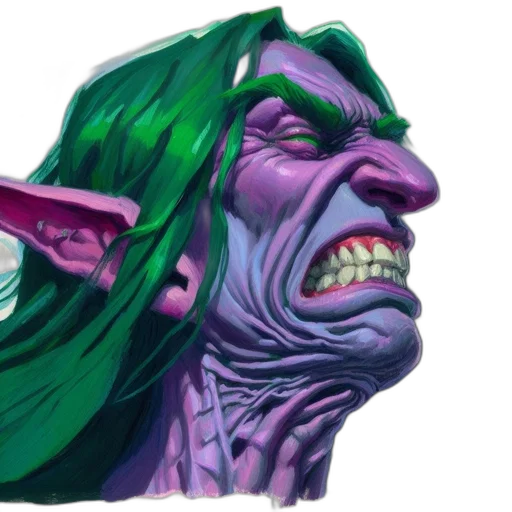 face, mask, creature, concept art transparent PNG cut-out