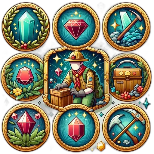jewelry, pixel art, fantasy art, concept art transparent PNG cut-out