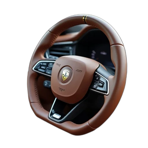 car, 3d render, photorealistic, close-up transparent PNG cut-out