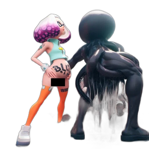 creature, hair, animal, robot transparent PNG cut-out