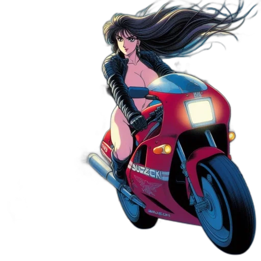 car, hair, comic book art, concept art transparent PNG cut-out