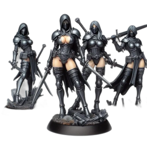 concept art, 3d render, fantasy art, dark transparent PNG cut-out
