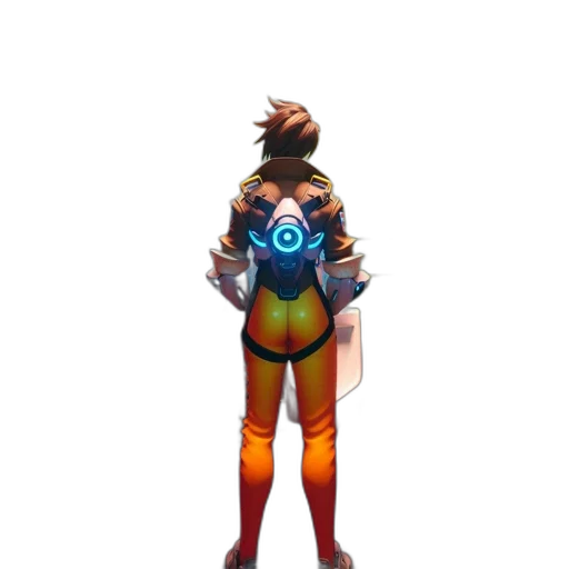 staff, mask, jacket, hair transparent PNG cut-out