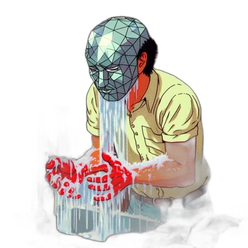 mask, robot, jacket, hat transparent PNG cut-out