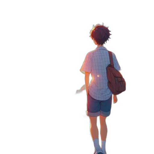 dress, jacket, robot, staff transparent PNG cut-out
