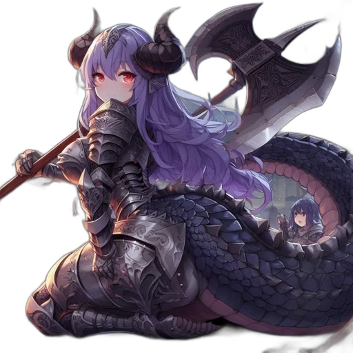 dragon, sword, weapon, creature transparent PNG cut-out