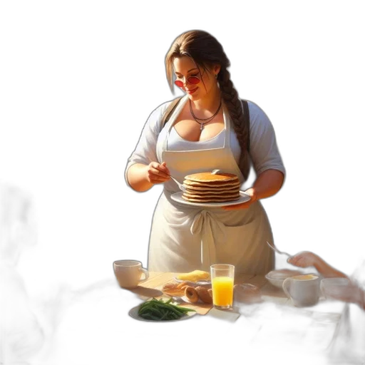 food, dress, photorealistic, concept art transparent PNG cut-out