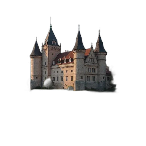 building, crown, staff, dragon transparent PNG cut-out
