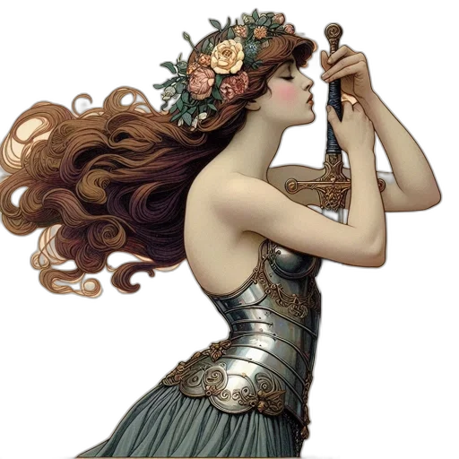 crown, jewelry, dress, fantasy art transparent PNG cut-out