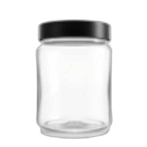 bottle, food, 3d render, photorealistic transparent PNG cut-out