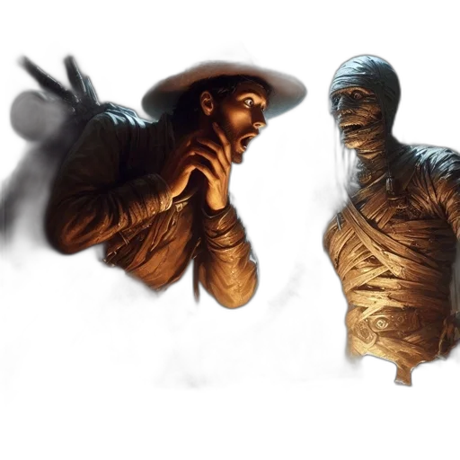 hat, mask, face, weapon transparent PNG cut-out