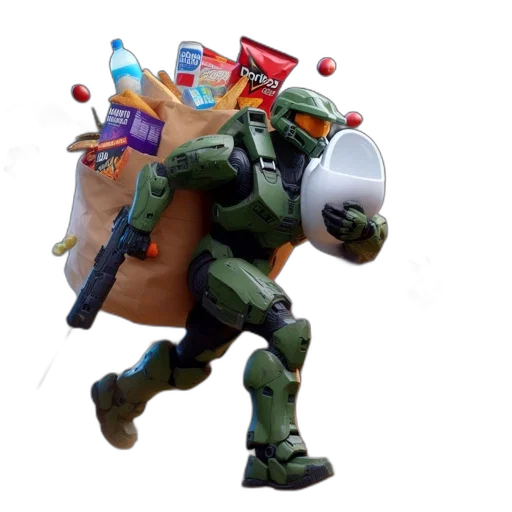food, robot, weapon, bottle transparent PNG cut-out