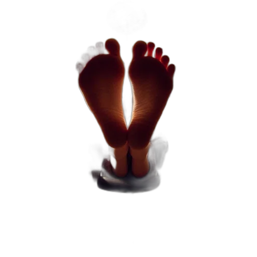 shoes, staff, mask, creature transparent PNG cut-out