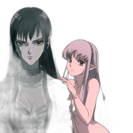 anime, concept art, vaporwave, fantasy art transparent PNG cut-out