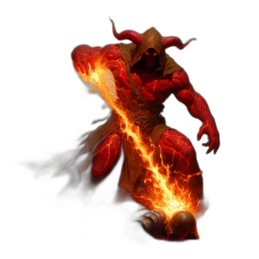 dragon, weapon, staff, mask transparent PNG cut-out