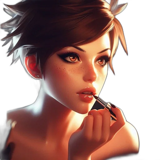 face, jewelry, staff, weapon transparent PNG cut-out