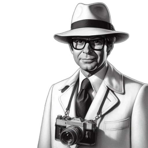 jacket, face, staff, hat transparent PNG cut-out