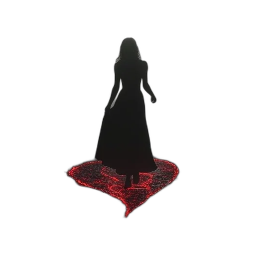 dress, 3d render, concept art, heart transparent PNG cut-out