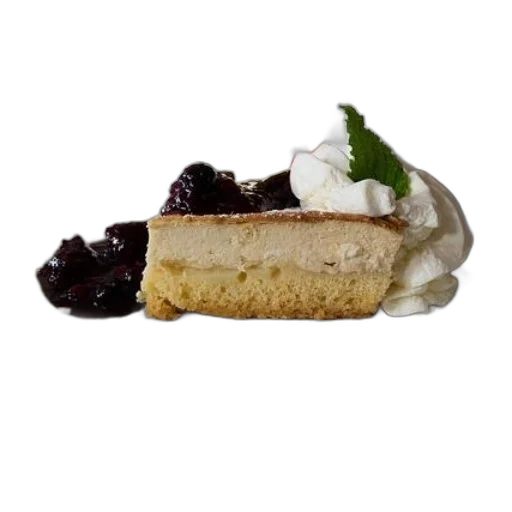 food, slice, cheesecake, blueberry transparent PNG cut-out