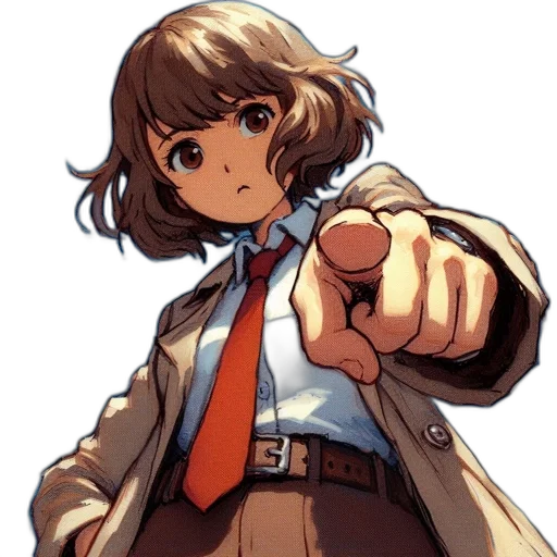 staff, weapon, jacket, face transparent PNG cut-out