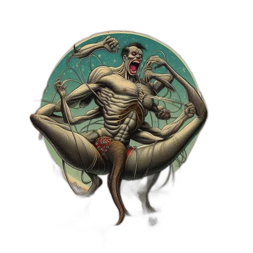 creature, concept art, fantasy art, comic book art transparent PNG cut-out