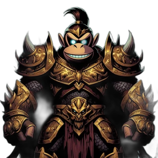 mask, staff, crown, fantasy art transparent PNG cut-out