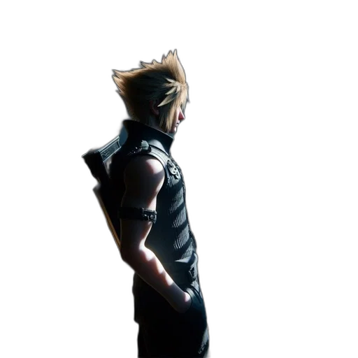 staff, mask, jacket, weapon transparent PNG cut-out