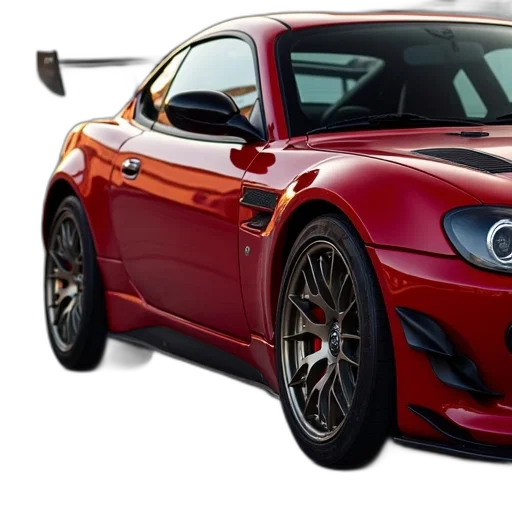 car, photorealistic, 3d render, concept art transparent PNG cut-out