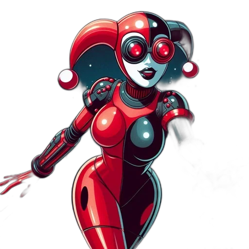 robot, comic book art, concept art, cartoon transparent PNG cut-out