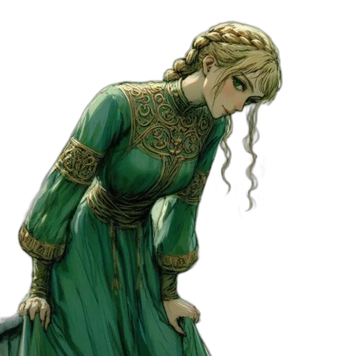dress, dragon, crown, jewelry transparent PNG cut-out