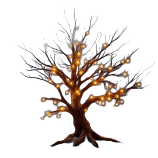 tree, crown, staff, hair transparent PNG cut-out