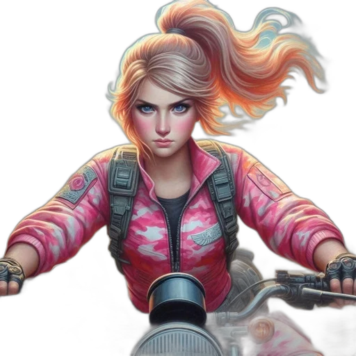 jacket, comic book art, concept art, fantasy art transparent PNG cut-out