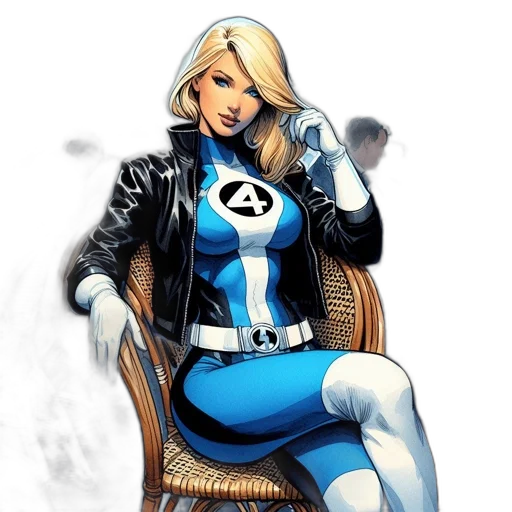 jacket, comic book art, concept art, cartoon transparent PNG cut-out
