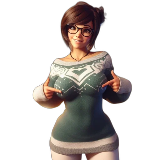 dress, staff, concept art, 3d render transparent PNG cut-out