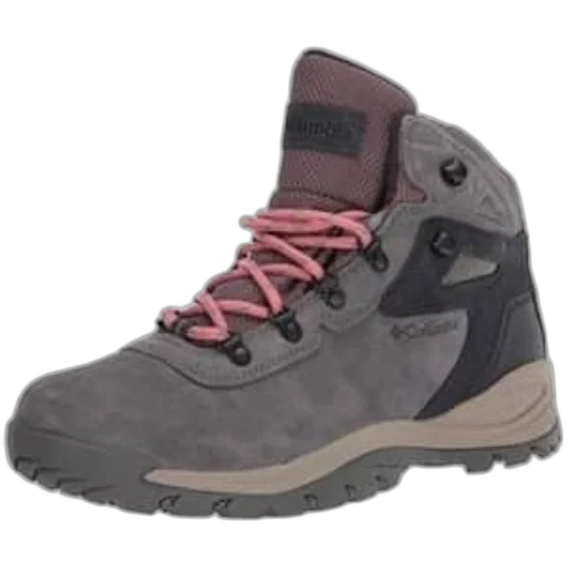 shoes, grey, pink, hiking transparent PNG cut-out