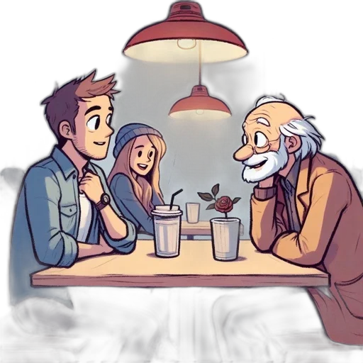 food, concept art, cartoon, comic book art transparent PNG cut-out