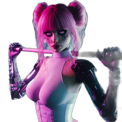 staff, robot, weapon, cyberpunk transparent PNG cut-out