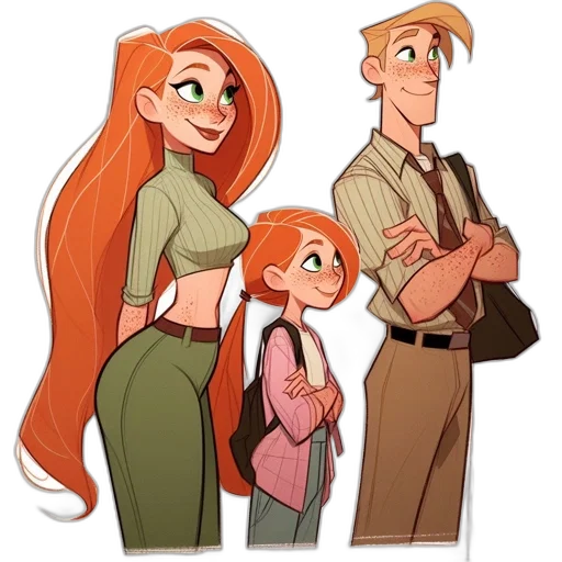 jacket, staff, concept art, cartoon transparent PNG cut-out