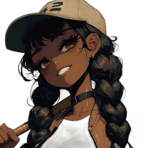 hat, face, staff, anime transparent PNG cut-out
