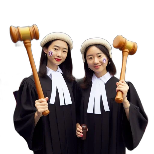 staff, two, women, traditional transparent PNG cut-out