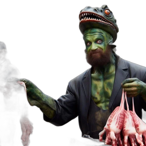 creature, food, dragon, mask transparent PNG cut-out